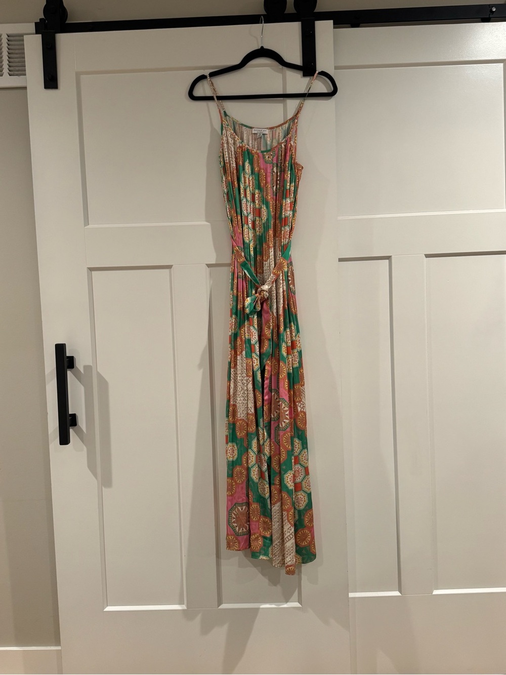 Current Air Floral Printed Spaghetti Strap Maxi Dress XS Anthro